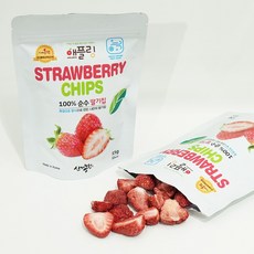 유아 아이간식 동결건조 딸기칩 10팩, 15g, 10개