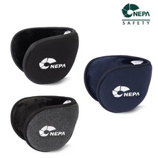 네파 Safety 방한 귀마개 2개, 블랙+네이비