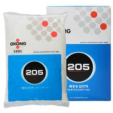 오공본드 205 친환경 무독성 수성 지물용 접착제 800g