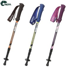 네파 LARES 라레스 4단 등산스틱 (7FC9002), 바이올렛(920)