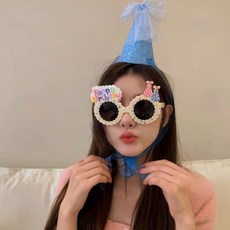 기억의소품 쿠키 생일파티안경 선글라스, 버터