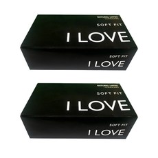 I LOVE텍스 0.03 대용량 콘돔, 100개입, 2개