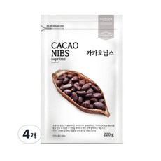 리치팜너트 수프림 카카오닙스, 220g, 4개