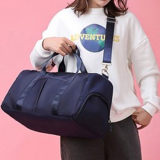 현명한선택스토어_캐주얼 여행 보스턴백 신발 분리 수납 대형 스포츠백 보스턴가방 보스턴백 여행백 캠핑백 여행용가방+A현명myeong