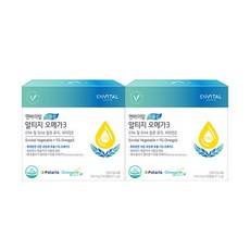 엔바이탈 식물성 알티지 오메가3 520mg X 60캡슐 2박스, 단일속성, 옵션선택, 없음