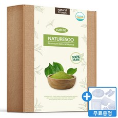 네이처수 천연 헤나염색약 100% 새치커버 8가지컬러, 네추럴브라운 (천연), 1개