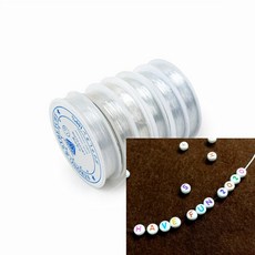 비즈공예재료 비즈와이어 실리콘줄 우레탄실 악세사리부자재 비즈끈, 0.5mm