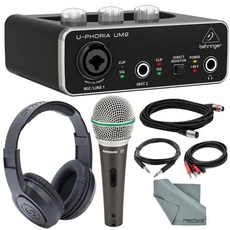 Behringer 오디오 인터페이스 U-PHORIA UM2 2x2, 단일상품