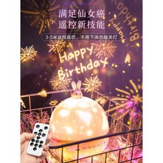 pandora 크리스마스 트리LED 장식 조명 어린이 방 생일 초롱 공주 그물 붉은 별이 빛나는 크리 에이 티브 야간, G 달빛토끼오르골전등8종무료고급포장