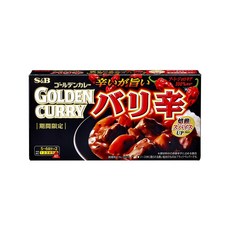 일본 국민 카레 S&B 골든카레 엄청매운맛 198g, 1개