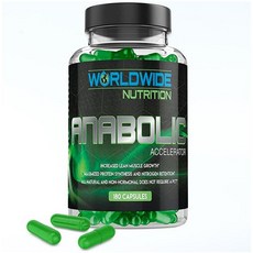 Worldwide Nutrition Anabolic Accelerator 아나볼릭 180캡슐, 1개, 180정