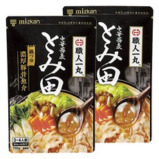 미즈칸 중화소바 토미유 진한 돈코츠 해산물 나베쯔유 스트레이트 타입, 2개, 750ml