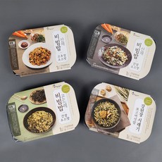하늘농가 간편식 비빔밥 4종세트_산채비빔밥 고추장 간장/곤드레/강된장, 215g, 1개
