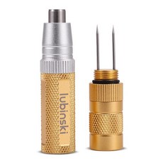 Dxon 더블 칼리버 다기능 금속 시가 펀치 시가 드릴 시가 도구 액세서리, Gold, 1개