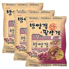 크라운 밤양갱 50g x 4p + 팥양갱 50g x 4p, 400g, 3세트