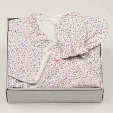 블루독멀티플라워배내손싸개