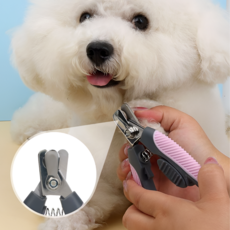 반려연구소 강아지 발톱깎이 고양이 손톱깎기, 연핑크, 1개