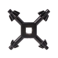 핫 4 in 1 유니버설 핏 드릴 전동 공구 코드리스 척 키용 1/4" 3/8" 1/2", 01 Black