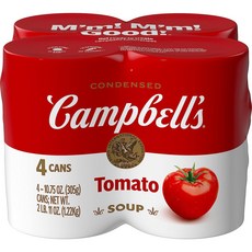 Campbell's Condensed Tomato Soup 10.75 Ounce Can (Pack of 4), 1개
