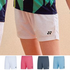 YONEX 女款羽毛球短褲 221PH002F 黑色