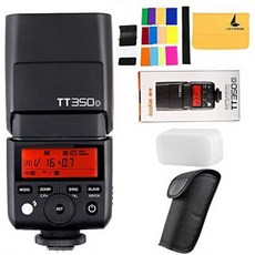 GODOX TT350o 2.4G HSS 18000s TTL GN36 Camera Flash Speedlite Compatible OlympusPanasonic Mirrorless, One Color_One Size, 상세 설명 참조0