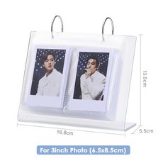 1-3 Pcs L 모양 투명 아크릴 프레임 후지 필름 광장 SQ1 SQ6 SQ10 SQ20 공유 SP-3 카메라, 01 3 Inch, 1개