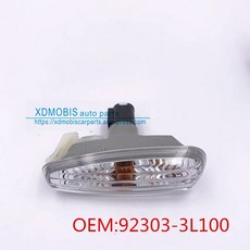 조명 어셈블리 사이드 라이트 방향 지시등 현대 923033L100 아제라 엘란트라 그랜저 I30 i30cw 2005 2009, 2 PCS, 2개