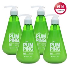 페리오 46cm 펌핑 젤타입 펌프치약 구취케어, 285g, 4개