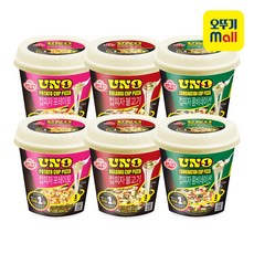 떠먹는 컵피자 3종 각 2개 포테이토+불고기+콤비네이션, 6개, 150g