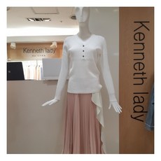 [케네스레이디(KENNETHLADY)] DB_ 단추세개브이넥니트 (EKPOKC0200)