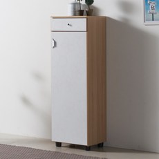 뉴그린퍼니처 도어형 신발장 가로40 세로120cm, 오크꽃문양