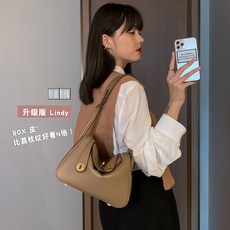 히가시카쓰 프렌치 볼륨 스타일리쉬 린디 가방 트렌드 여성 크로스 미니백 숄더 토트 솔리드 무지 의사 토트백