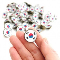 셔츠브로치 태극기 태극뱃지 가방브로치