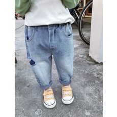 레이빈컴퍼니 데미지 디스트로이드청바지 구멍청바지 찢청팬츠 IVAN 하우스 패밀리룩 가을옷 인싸템 복 어머니 여성의류청바지
