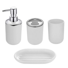 욕실 칫솔 홀더 비누 접시 텀블러 입안 입냄새 세척 컵 액체 프, 2.WHITE