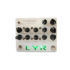 LYR 페달 (LY-ROCK) 기타 3 채널 사전 착륙 단일 효과 장치 흰색 진정한 바이 패스, 01 WHITE