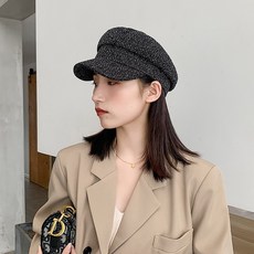 DOVELY 여성 마도로스캡 해군모자 팔각모 금장 은장 헌팅캡 BM-000074403