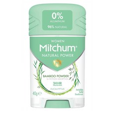 미첨 우먼 데오드란트 스틱 40g 4팩 유칼립투스 Mitchum Women Natural Deodorant Stick Aluminium Free, 4개