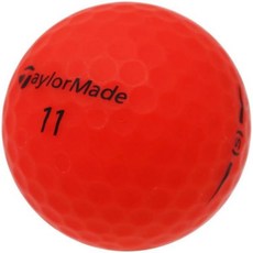 로스트볼 골프공 가성비골프공 Taylor Made Balls용 Matte Red Mint Condition AAAA Quality, 24 - 골프공테일러메이드