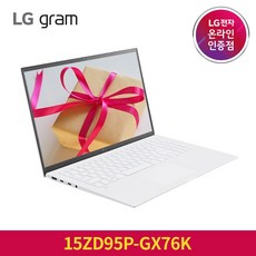 LG전자 그램 15ZD95P-GX76K 2022년형, Free DOS, 16GB, 256GB, 코어i7, 화이트
