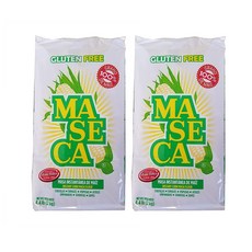 마세카 콘 2kg 2팩 White Maseca Corn Flour Gluten Free 2 Kg 4.4 lb Mexican cooking, 2개