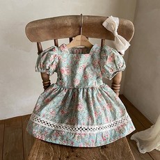 앤셜리 앤셜리커스버드슈트 베이비슈트 원피스슈트 셔링퍼프슈트 특별한날 여름아기옷