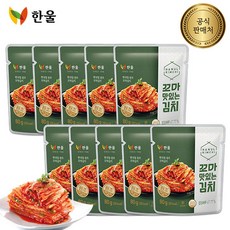 한울 꼬마 맛김치 80g, 10개