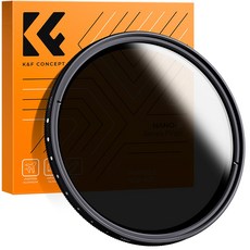 K&F CONCEPT 슬림 가변 ND필터 ND2-ND400, 72mm, ND2-400