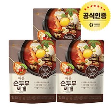 아워홈 해물 순두부찌개 300g * 3ea 선물세트