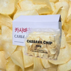 [칩스앤너츠] 카사바칩 갈릭맛, 1개, 600g