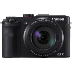 캐논 파워샷 G3 X 디지털 컴팩트 카메라 20.2 메가픽셀 줌 25 x 블랙, 단일옵션