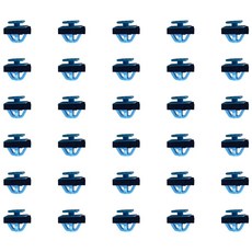 카박사/DJ-62/87756 1F000/1봉30개/파랑사각/가니쉬스탭핀/청색/클립사이드씰 몰딩마운팅/빽피니쉬핀/빽가니쉬핀/투싼/뉴XG/산타페/소울, 1개