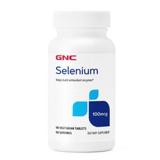 GNC 셀레늄 100mcg 100정 (베지타블렛) Selenium 100cts, 1개