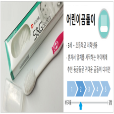 [에스앤지 공식판매점] 치과전용 어린이 곰돌이칫솔 12개입 (부드러운모)